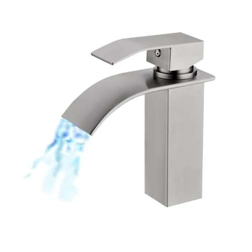 Single Lever Wide Spout Basin Mixer S/steel Chromecater Ssf-5