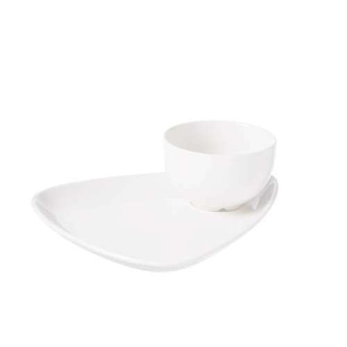 X Squared - White - Profile Sauce Dish 6cl (24) Cc-wh-sd2.1