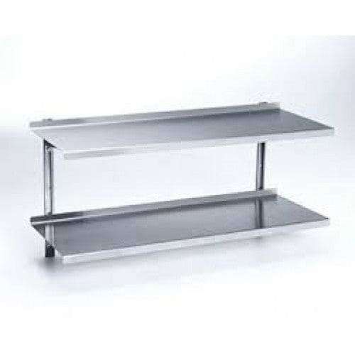 S/steel Wall Shelving Double 600 x 300mm Ssw2600