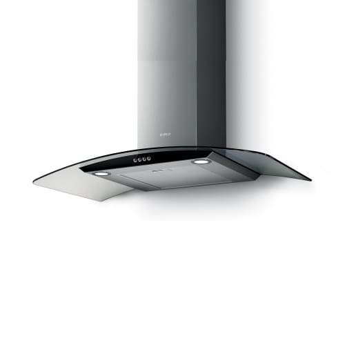 Stainless Steel + Black Glass + Charcoal Filter 10/iris90-c