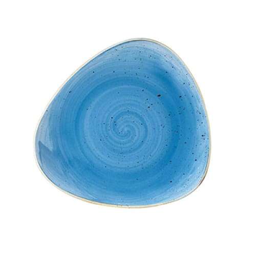 Stonecast - Cornflower Blue Triangle Bowl 15.3cm (12) Cc-scfs-trb6.1
