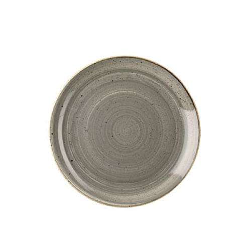 Stonecast - Peppercorn Grey Coupe Plate 16.5cm (12) Cc-spgs-evp6.1