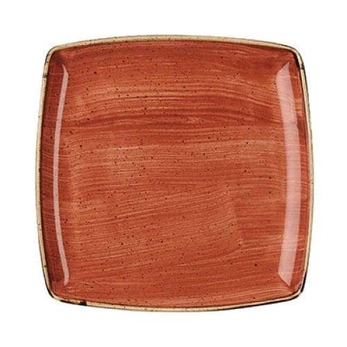 Stonecast-spiced Orange Deep Square Plate 26.8cm (6) Cc-ssos-ds10.1