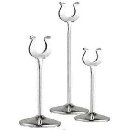 Table Number Stand S/steel - 100mm Tns0100