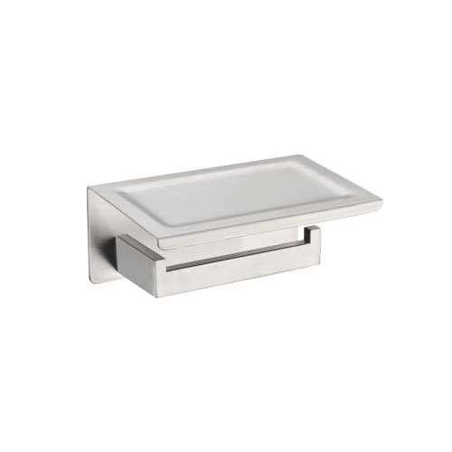 Toilet Roll Holder With Shelf Stainless Steel Chromecater Ssa-5