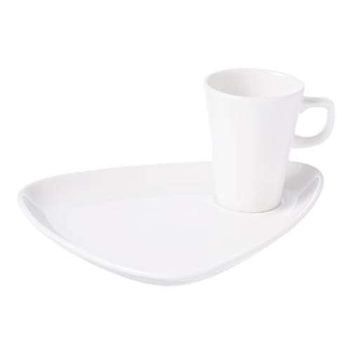 Triangular Snack Plate 24cm (6) Only Cc-wh-tsp.1