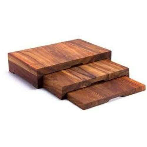 Wood Three Tier Risers (400 x 250 x 90mm Complete) Infiniti Wtr0003