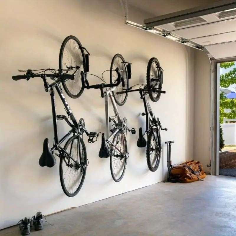 Swivel Bike Wall Mount Rack | Space-Saving Garage Storage