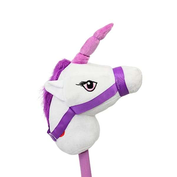 Xtreme Xccessories White and Purple Kids Hobby Unicorn with Galloping Neighing Sounds