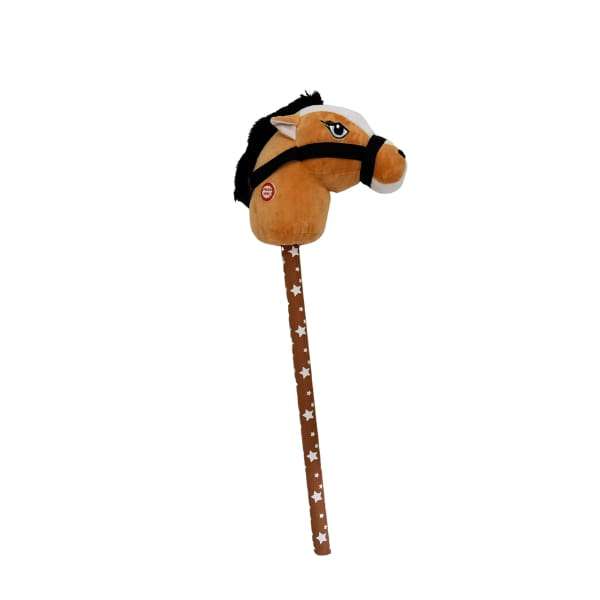 Xtreme Xccessories Brown and Black Horse Riding Stick, Plush Horse Stick