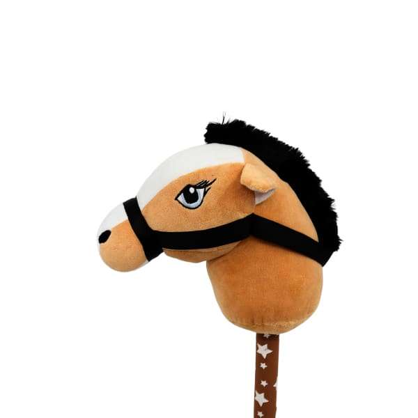 Xtreme Xccessories Brown and Black Horse Riding Stick, Plush Horse Stick