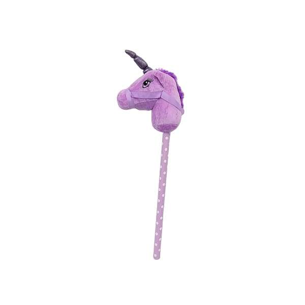 Xtreme Xccessories Plush Unicorn Head On A Stick Hobby Horse with sounds