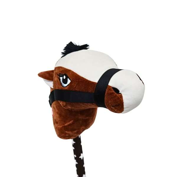 Xtreme Xccessories Dark Brown Horse Riding Stick, Plush Horse Stick