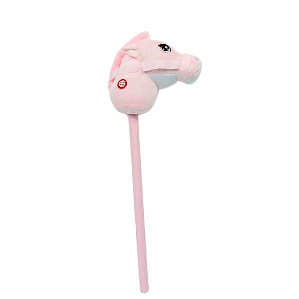 Xtreme Xccessories Pastel Pink Horse Riding Stick, Plush Horse Stick