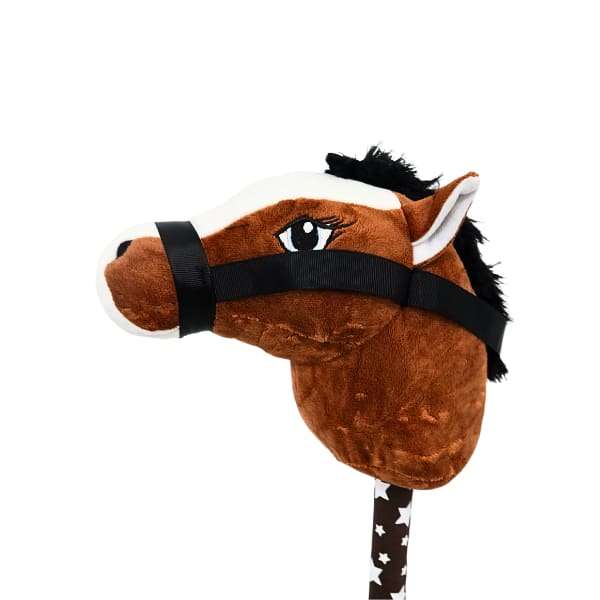 Xtreme Xccessories Dark Brown Horse Riding Stick, Plush Horse Stick