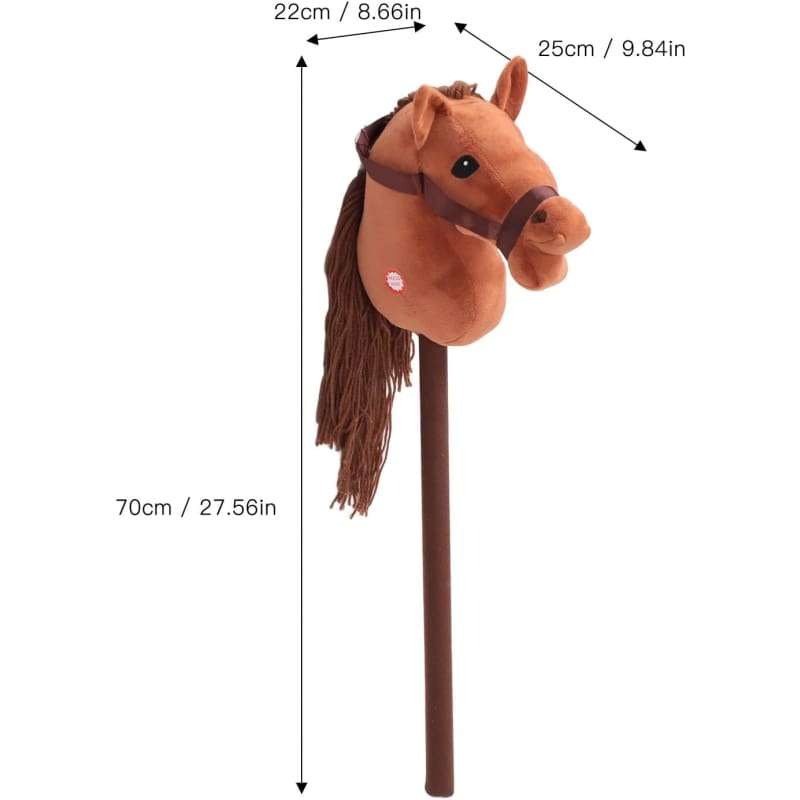 Xtreme Xccessories Horse Riding Stick, Plush Horse Stick with sound