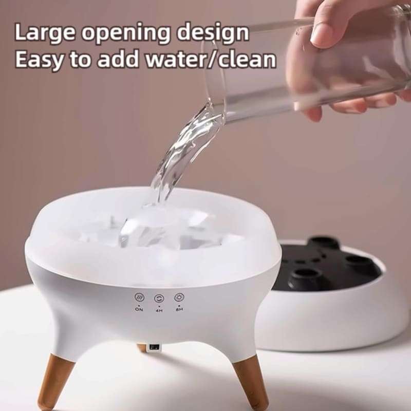 Aromatherapy Humidifier with 7-Color Lights & Remote Control  250ml Capacity
