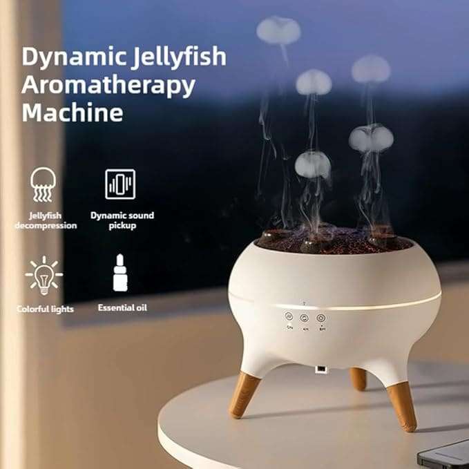 Aromatherapy Humidifier with 7-Color Lights & Remote Control  250ml Capacity