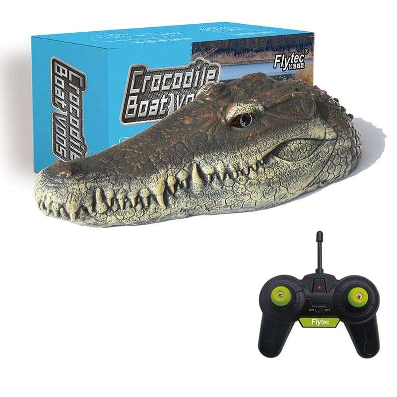 Xtreme Xccessories RC Boats Ship Novelty Toys Simulation Crocodile Head 2.4G Remote Control Funny...