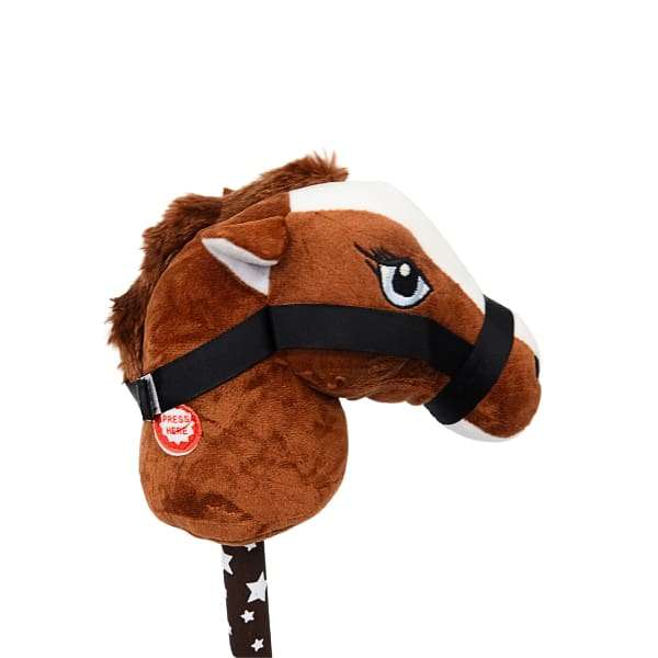 Xtreme Xccessories Dark Brown and White Hobby Horse