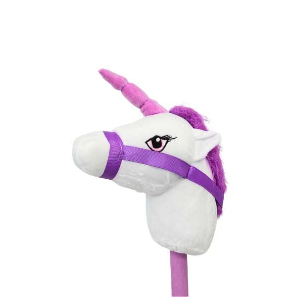 Xtreme Xccessories White and Purple Kids Hobby Unicorn with Galloping Neighing Sounds