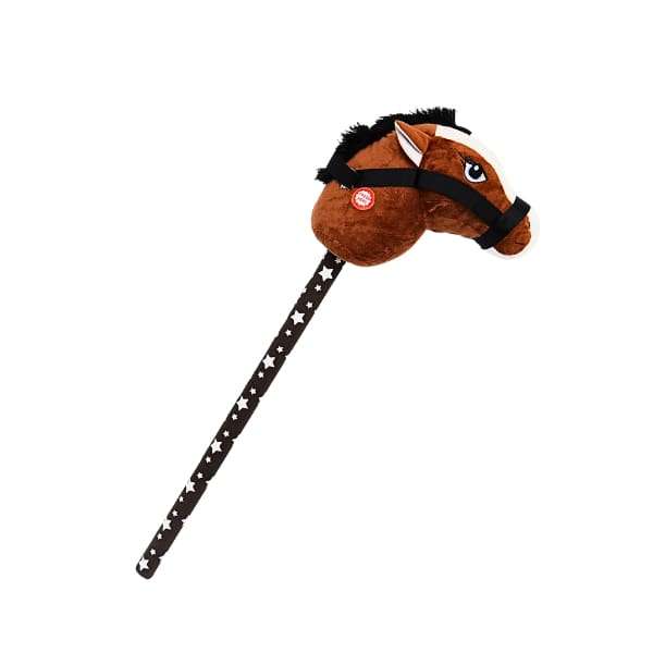 Xtreme Xccessories Dark Brown Horse Riding Stick, Plush Horse Stick