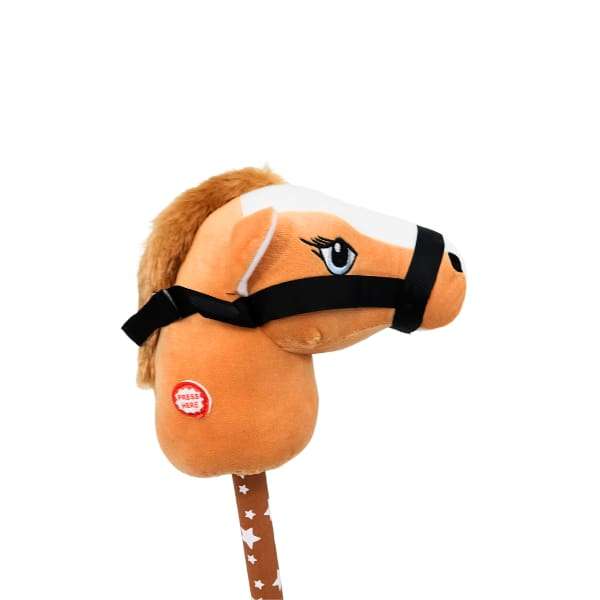 Xtreme Xccessories Brown Stars Horse Riding Stick, Plush Horse Stick
