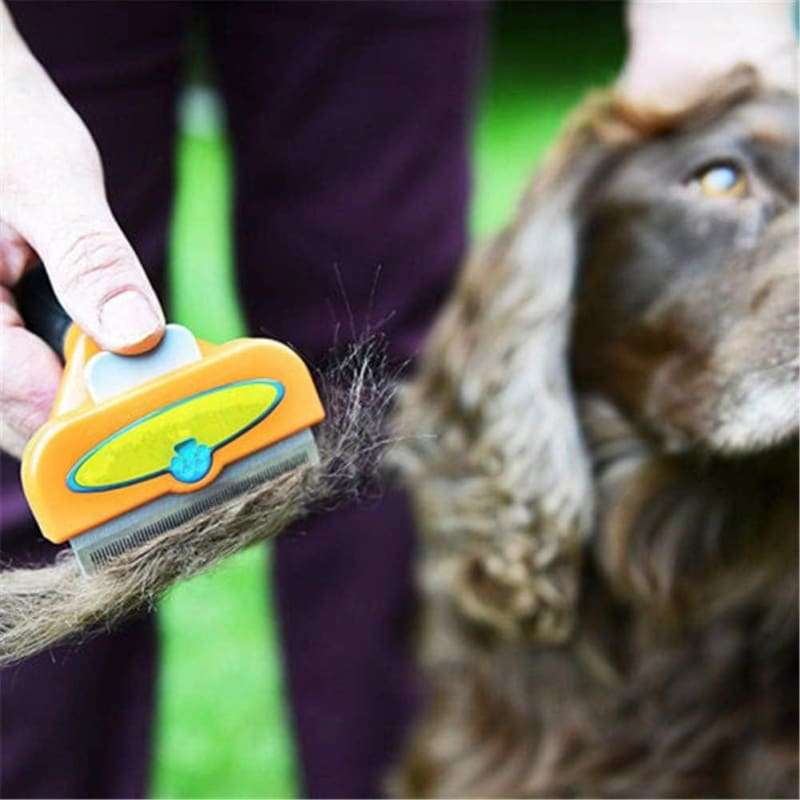 Pet Deshedding Grooming  Brush for Dogs and Cats
