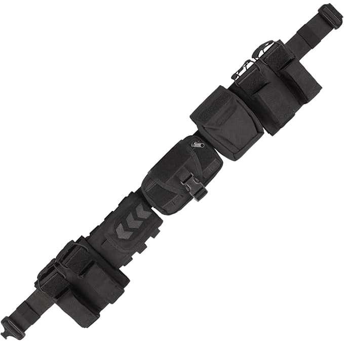 Tactical Battle Belt Set  Adjustable Duty Belt with Pouches