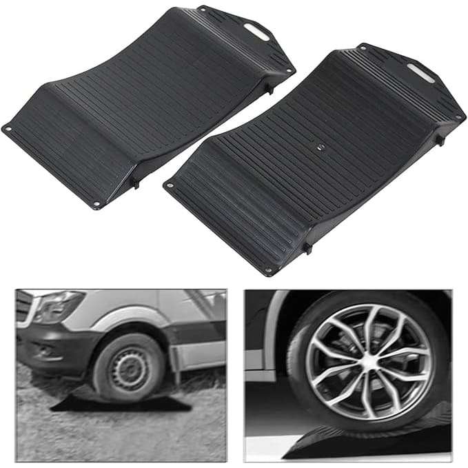 Tire Saver Ramps  2-Pack | Heavy-Duty Wheel Cradles