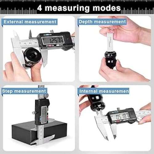Xtreme Xccessories digital caliper 0-6 Metric Inch Fraction Caliper Measuring Tool Stainless Stee...