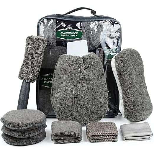 9-Piece Premium Car Wash Kit  Complete Interior & Exterior Cleaning Set