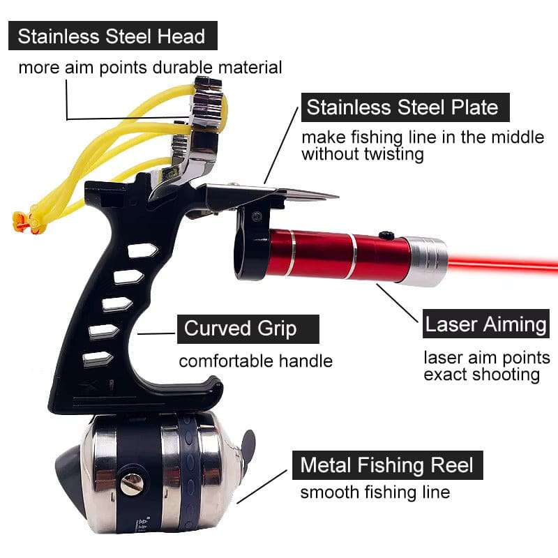 Fishing Slingshot Pro Set  Dual Mode for Fishing & Target Shooting