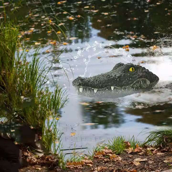Xtreme Xccessories RC Boats Ship Novelty Toys Simulation Crocodile Head 2.4G Remote Control Funny...