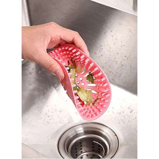 Silicone Drain Strainer for Kitchen and Bathroom