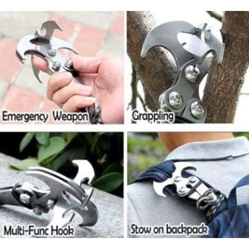 Xtreme Xccessories Outdoor Foldable Stainless Steel Grapping Hook