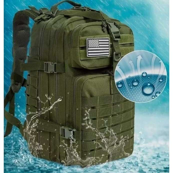 Tactical 50L Hiking Camping Outdoor Waterproof Backpack