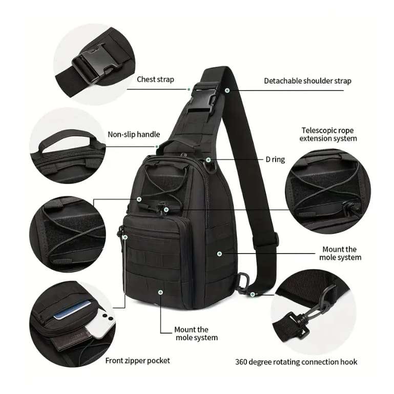 Xtreme Xccessories Multifunctional Tactical Sling Bag