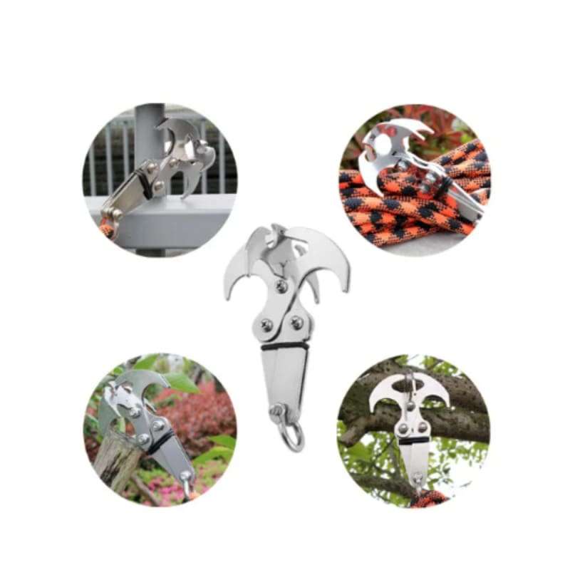 Xtreme Xccessories Outdoor Foldable Stainless Steel Grapping Hook