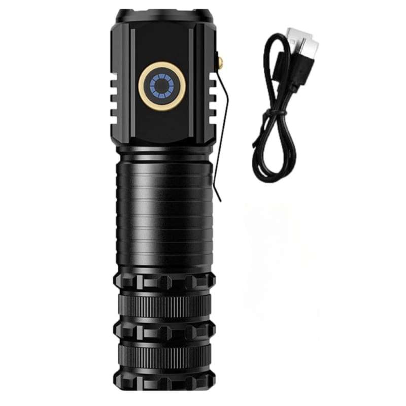 Xtreme Xccessories Mini Flashlight, Aluminum Alloy Rechargeable Flashlight with P35 Lamp Bead, Le...