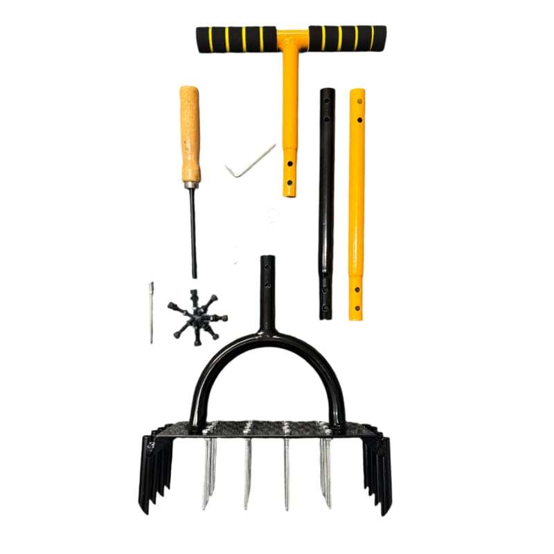 Manual Lawn Aerator Tool | Spike & Coring Aeration for Healthy Lawn Growth