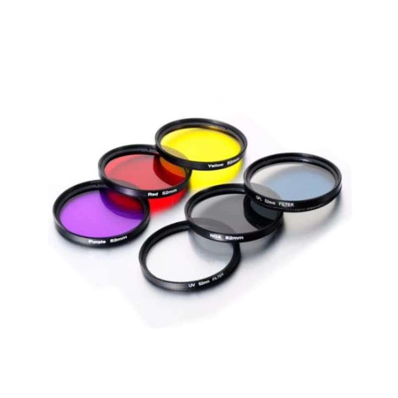 New: 52mm Dive Filter Set + Adapter Ring Lens Cap for GoPro 7 / 6 / 5 Black