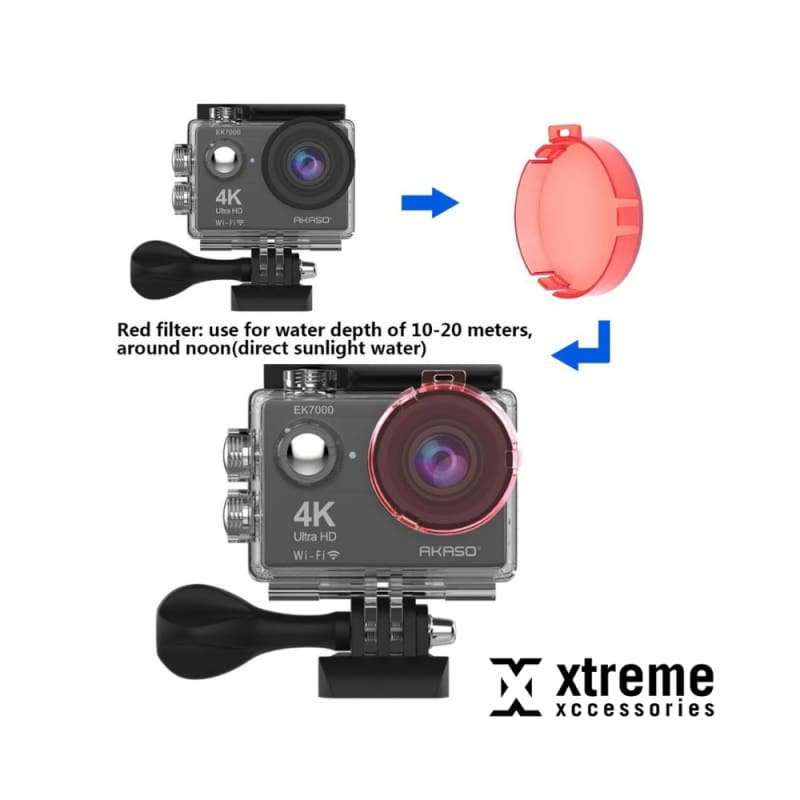 Red filter for DJI OSMO ACTION