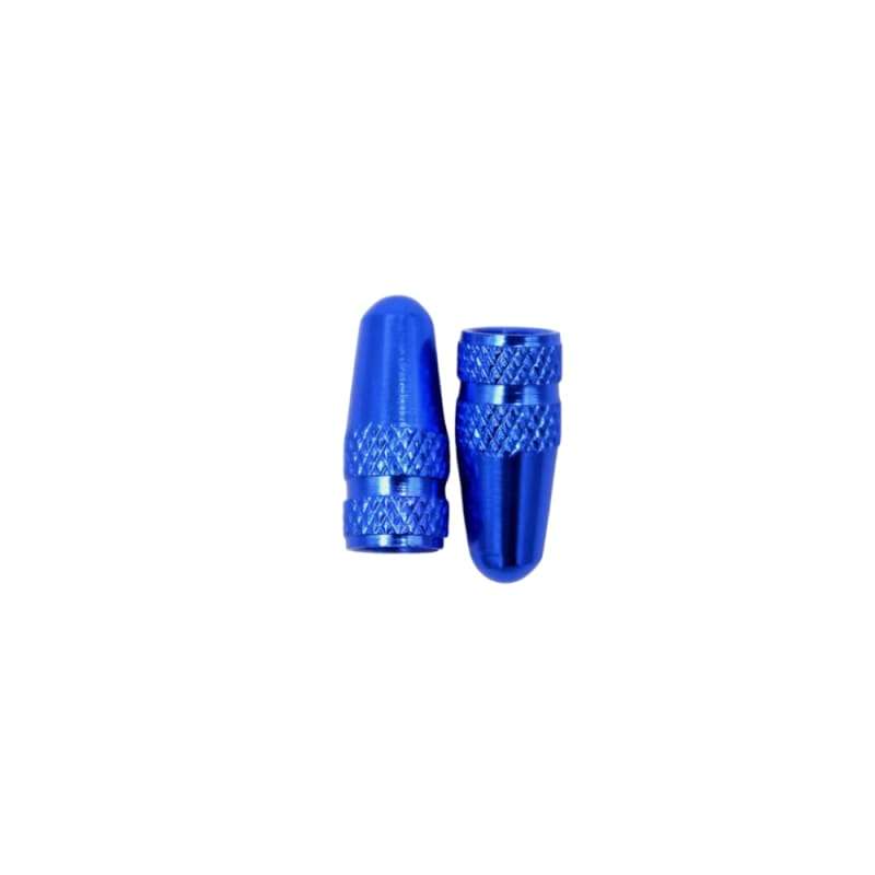 Bicycle Valve Caps 2 pcs BLUE