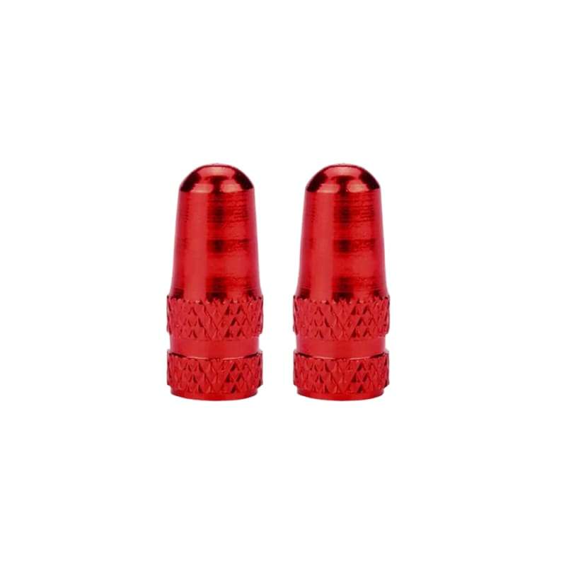 Bicycle Valve Caps 2 pcs RED
