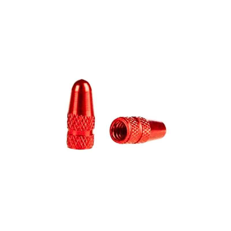 Bicycle Valve Caps 2 pcs RED