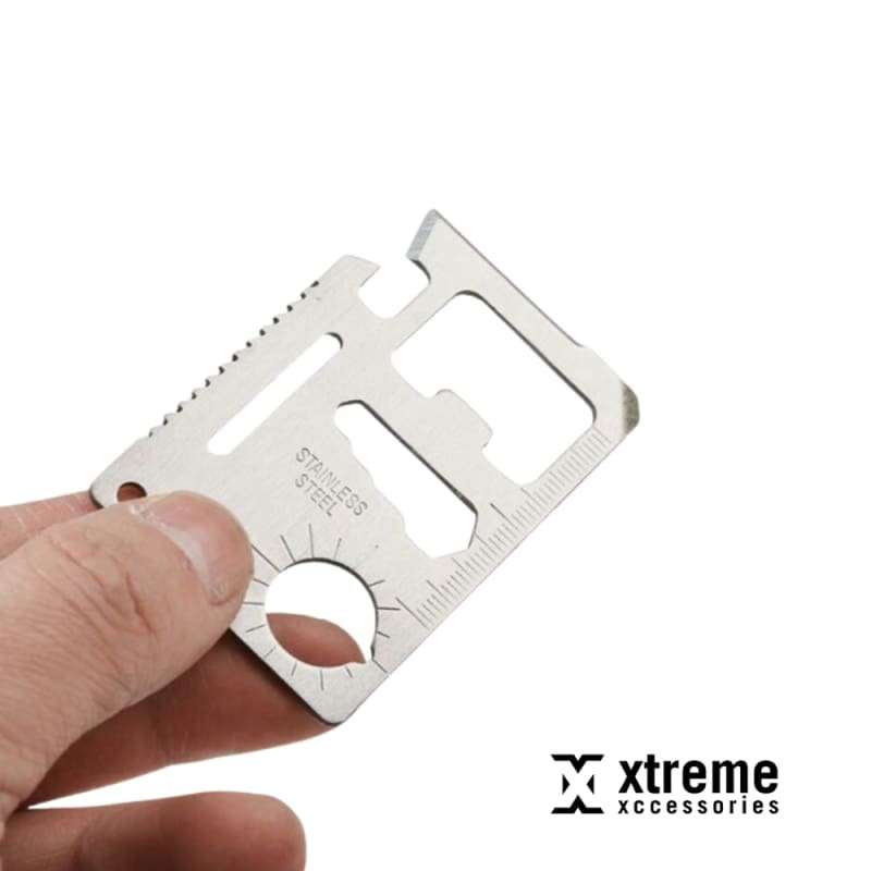 Mini Multi Tool Survival Card - 11 Functions
