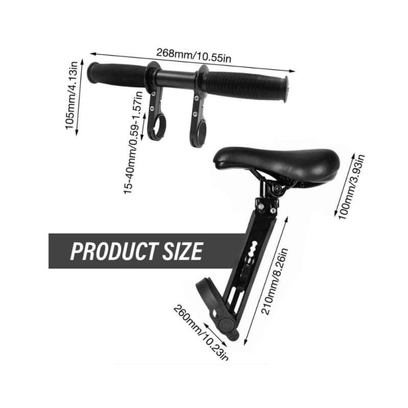 Kids Mountain Bike Seat with Dual Handle