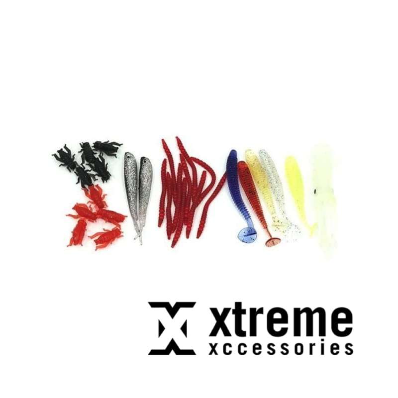 Fishing Lure 111 Pcs Soft and Metal Lure