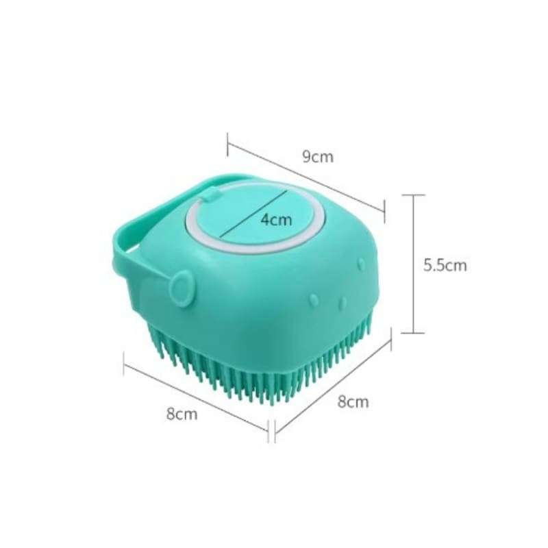 Xtreme Xccessories PawsomeCare Silicone Bath Brush: Gentle Pet Exfoliator and Massager
